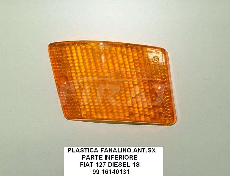 PLASTICA FANALINO FIAT 127 DIESEL ANT.SX INF.